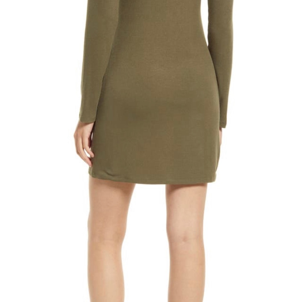 🎁🍃Long Sleeve Rib Dress with Fitted Slit🍃🎁 - Picture 11 of 12